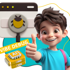 Тестирование & Vibe Debug. Охотники за багами - КИБЕРшкола программирования для детей, компьютерные курсы для школьников, начинающих и подростков - KIBERone г. Ангарск