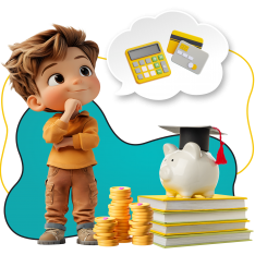 Финансовый интеллект вместе KIBERone - КИБЕРшкола программирования для детей, компьютерные курсы для школьников, начинающих и подростков - KIBERone г. Ангарск