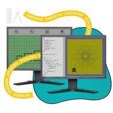 Исполнители чертежник и черепашка - КИБЕРшкола программирования для детей, компьютерные курсы для школьников, начинающих и подростков - KIBERone г. Ангарск