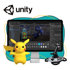 Мир игр на Unity 2D на популярном движке + AI-помощники - КИБЕРшкола программирования для детей, компьютерные курсы для школьников, начинающих и подростков - KIBERone г. Ангарск