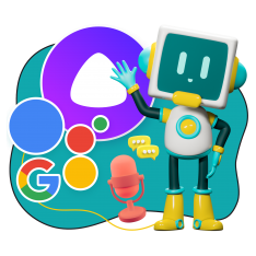 Голосовой помощник Алиса - КИБЕРшкола программирования для детей, компьютерные курсы для школьников, начинающих и подростков - KIBERone г. Ангарск