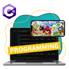 Программирование на C#. Удивительный мир 2D-игр - КИБЕРшкола программирования для детей, компьютерные курсы для школьников, начинающих и подростков - KIBERone г. Ангарск